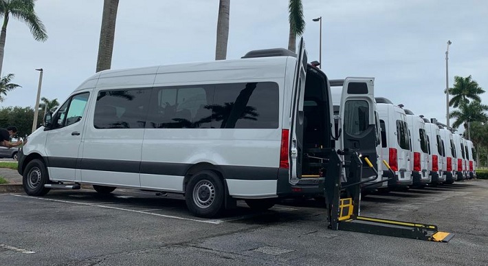 Commercial wheelchair vans, ada van, ada sprinter, paratransit, sts, service